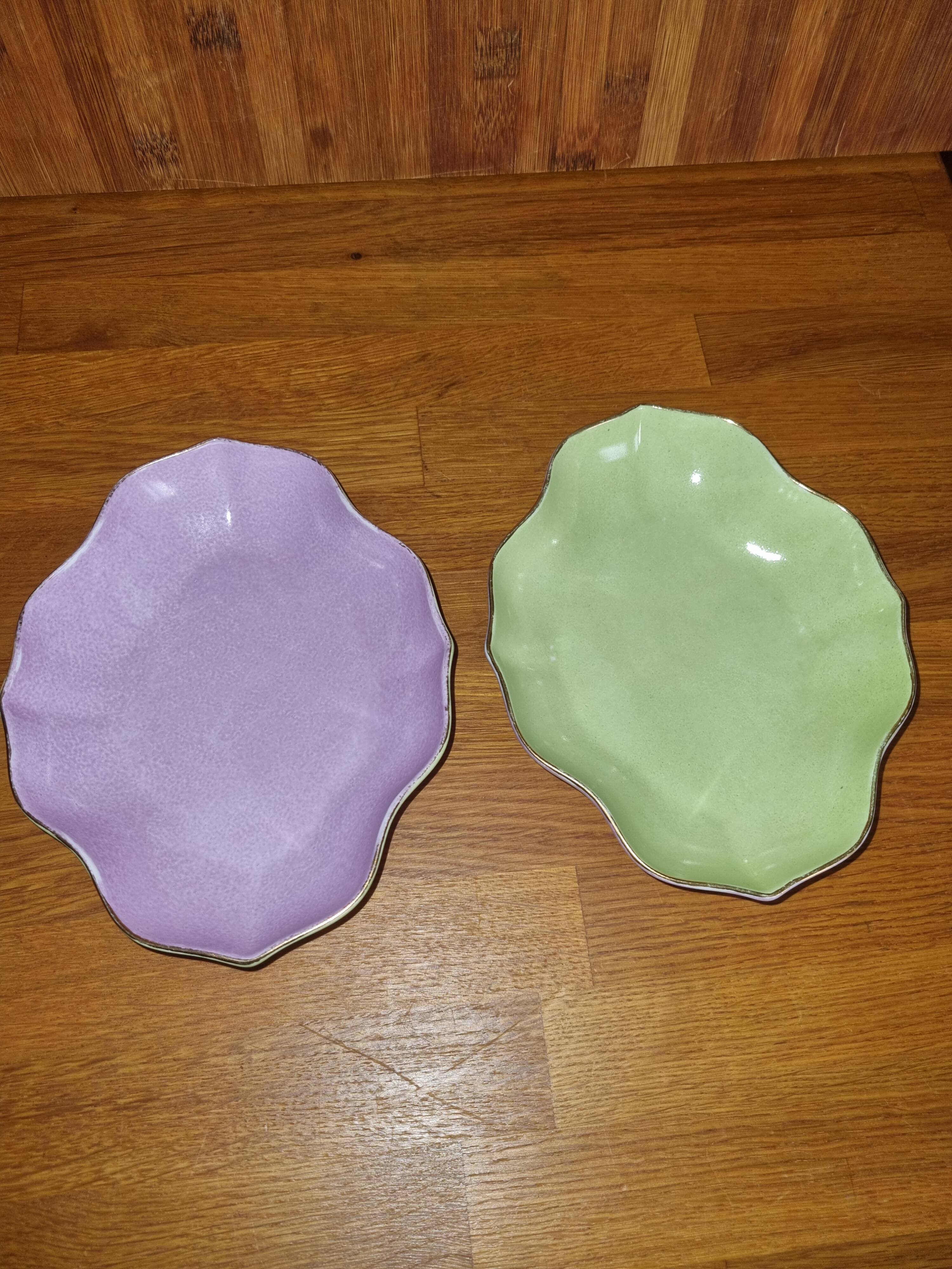 Ensemble de 2 raviers en porcelaine