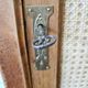 Renovated old oak cabinet, walnut magnifying glass and canning