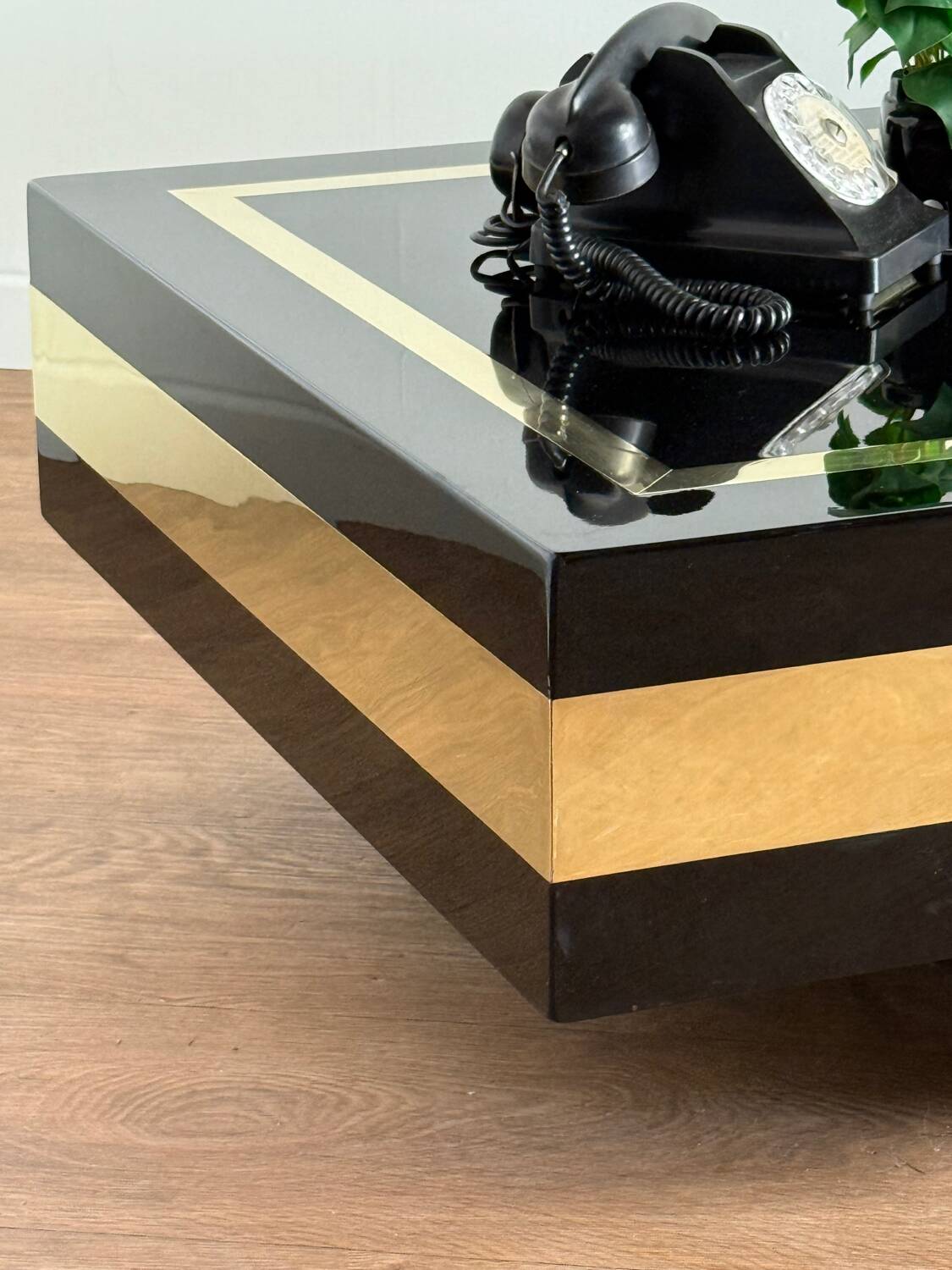 J.C. Mahey bar coffee table – 1970s