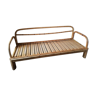 Canapé en bambou convertible en lit