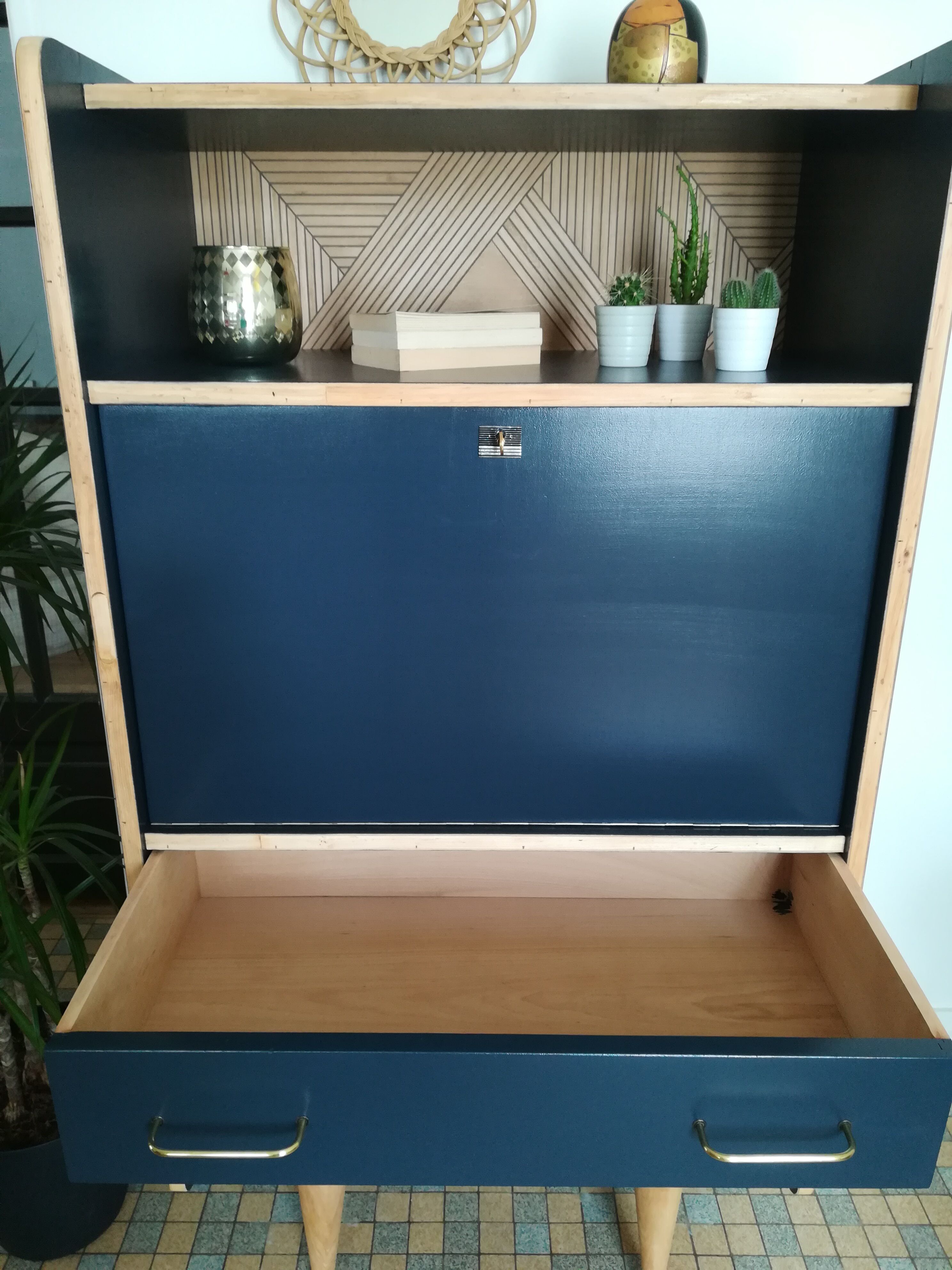 Vintage writing desk 50/60