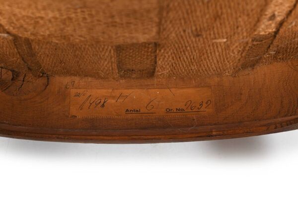 Chaise ancienne Fritz Hansen en chêne