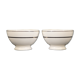 Pair of bowls in earthenware of Badonviller