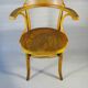 Thonet Bistrot Armchair N°B4 circa 1930 saddle wood seat