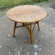 Table en rotin vintage