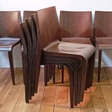 Set of 6 Laleggera chairs, Alias