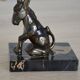 Free-standing donkey in resin