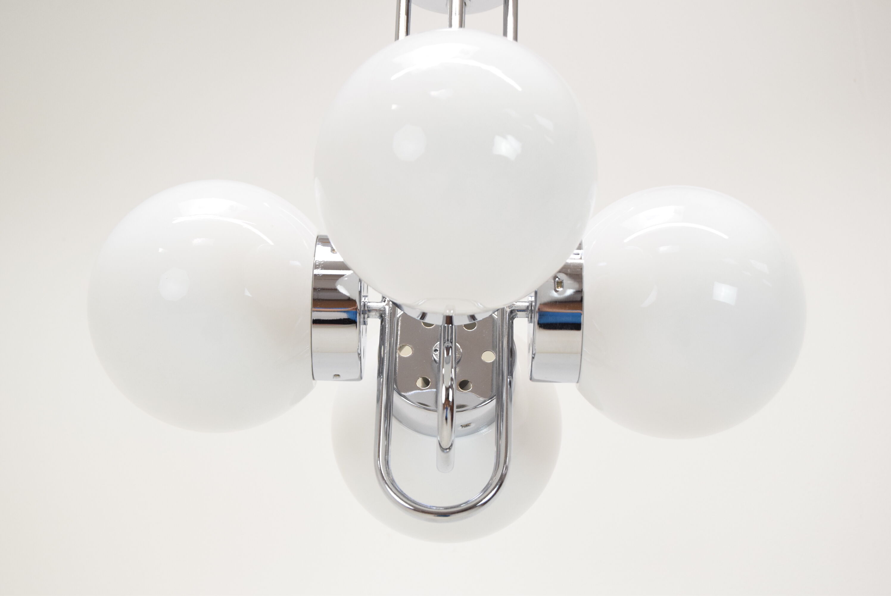 Mid-century designed chandelier by jílové u děčína,czechoslovakia,1970's.