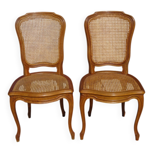 paire de chaises en bois - louis