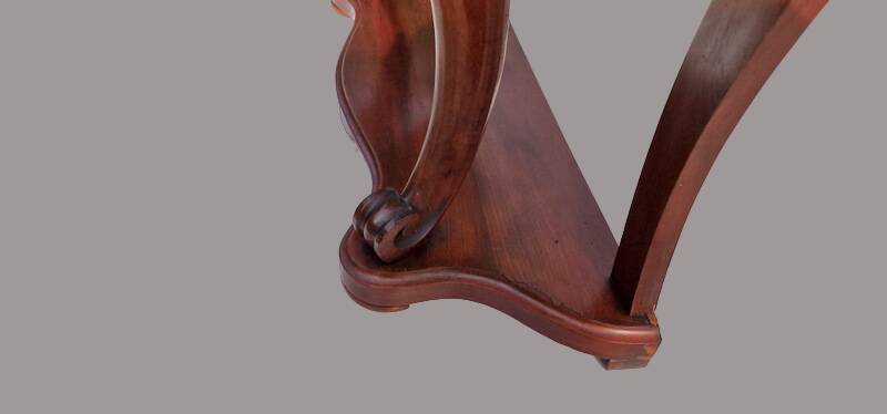 Mahogany console