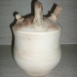 Ancient natural terracotta jug