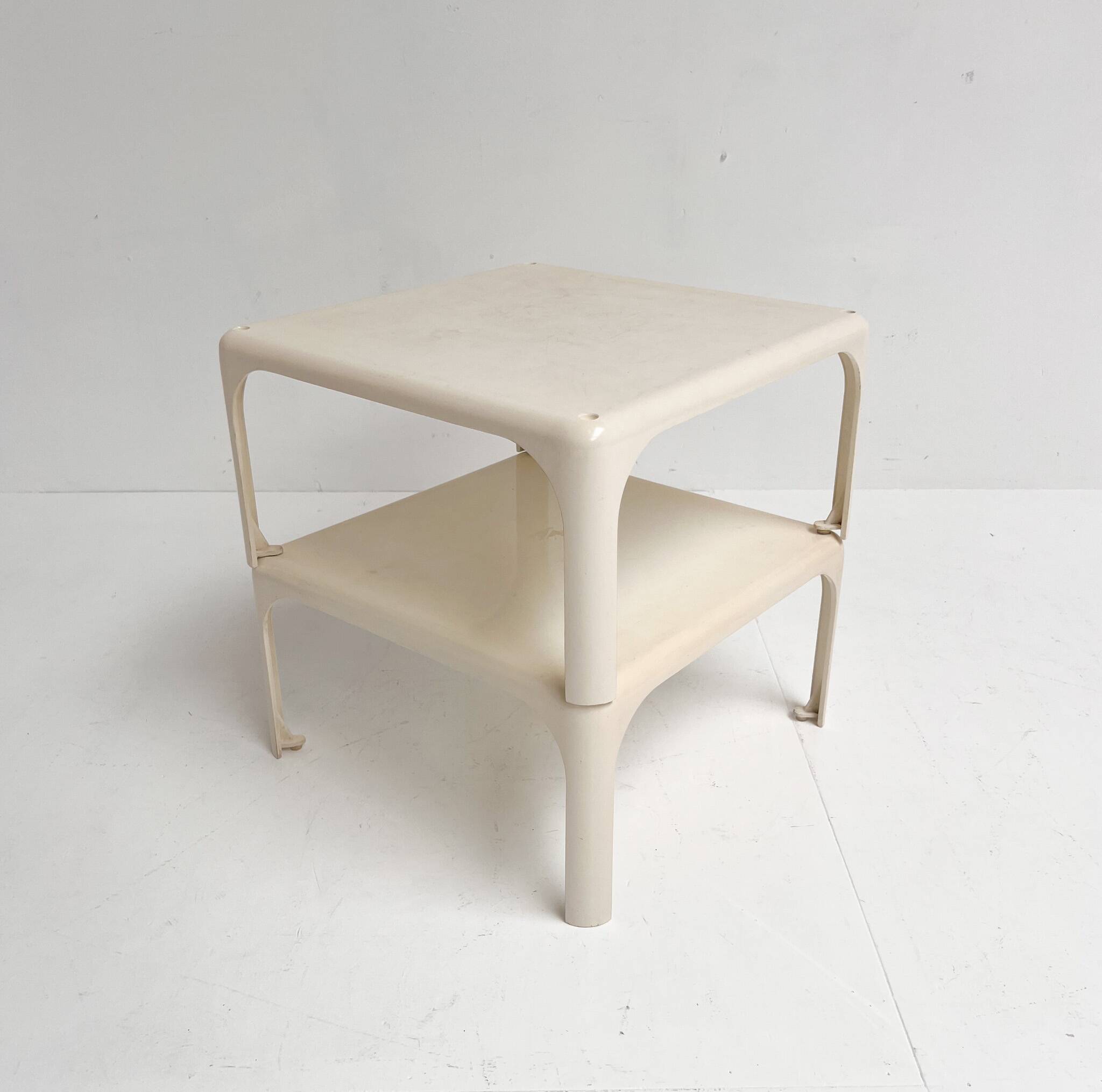 2 side tables Artemide Demetrio 45 by Vico Magistretti, 1960s
