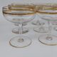 12 Champagne glasses in Baccarat crystal, circa 1870-1880.