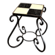 Coffee table Plant holder in wrought iron and ceramic tiles 1960-1970