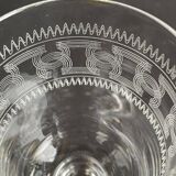 6 Baccarat port glasses engraving 3458