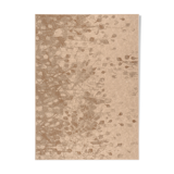 1.6x2.3 m beige and brown wool carpet