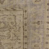 Beige Vintage Turkish Floral Rug sku 1261