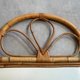 1960s Rattan Mirror France