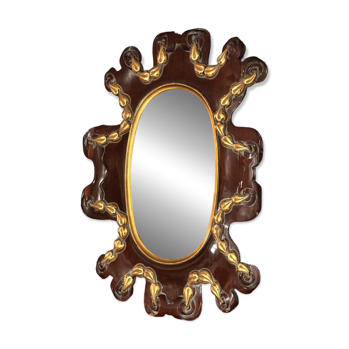 Mahogany mirror 1950