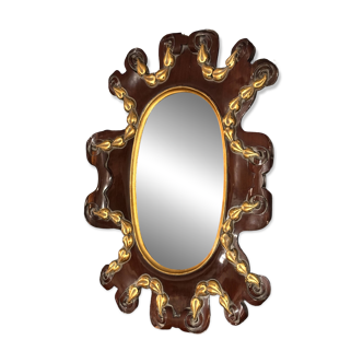 Mahogany mirror 1950