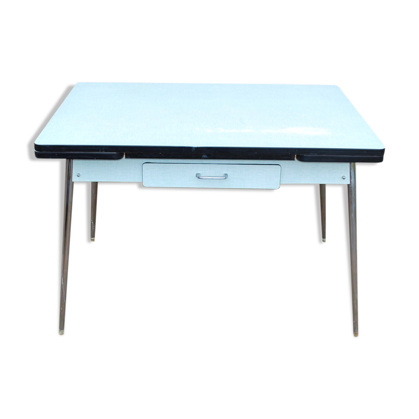 Vintage aniseed green formica table