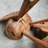 Oak mountain chalet chairs
