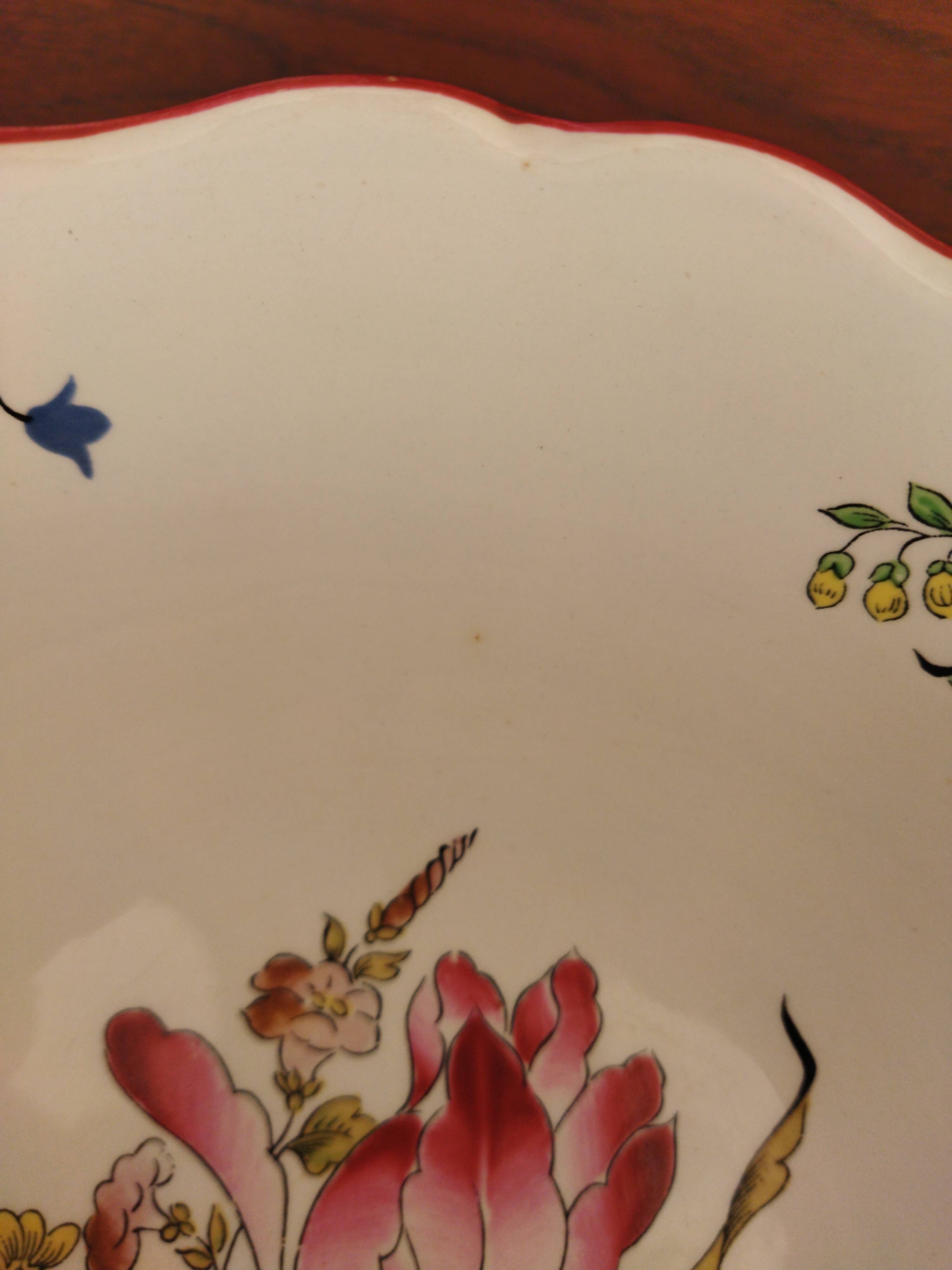 "Fine Street Lamp" salad bowl KG Lunéville