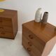 vintage teak bedside tables