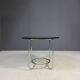 Table basse ronde Bauhaus par Robert Slezák, Tchécoslovaquie, années 1930
