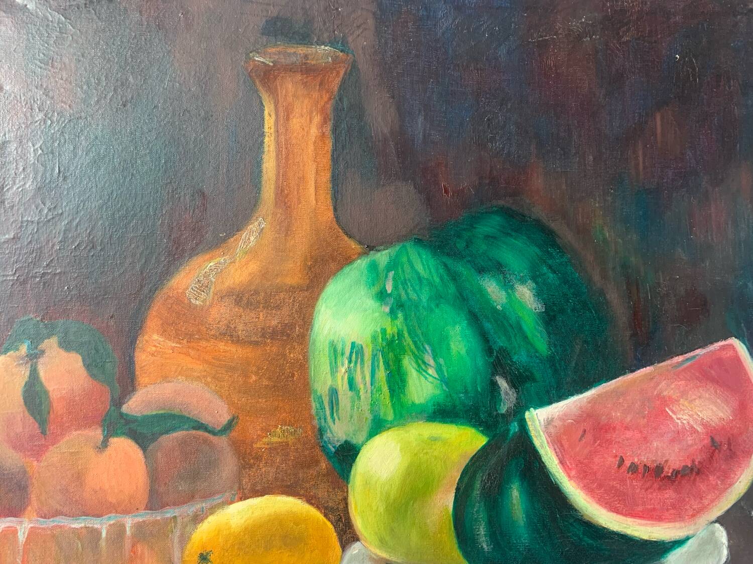 Oil on canvas still life