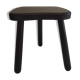 Tabouret tripode bois noir