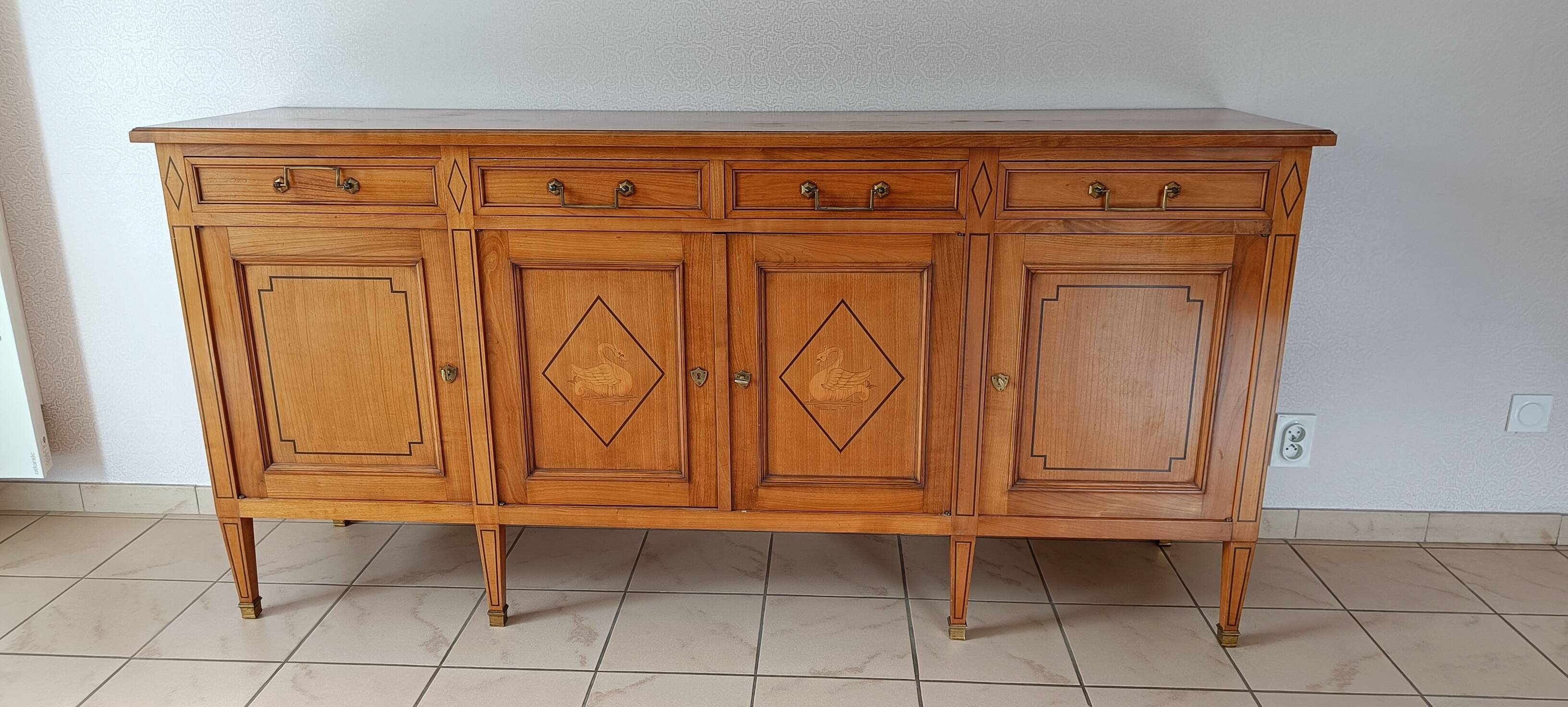 Buffet enfilade style directoire