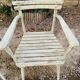 Ensemble d'assises  de jardin 4 fauteuils et 1 chaise - en bois
