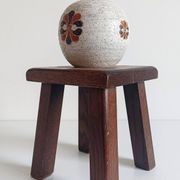 Bitossi by Aldo Londi Chamotte Ball Vase, Italy, 1960s