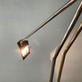 Deknudt e-reader floor lamp from the 70s in brass