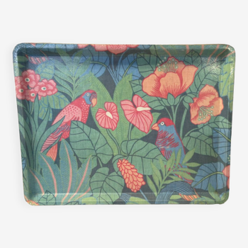 Plateau vintage tropical