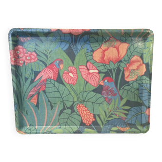 Plateau vintage tropical