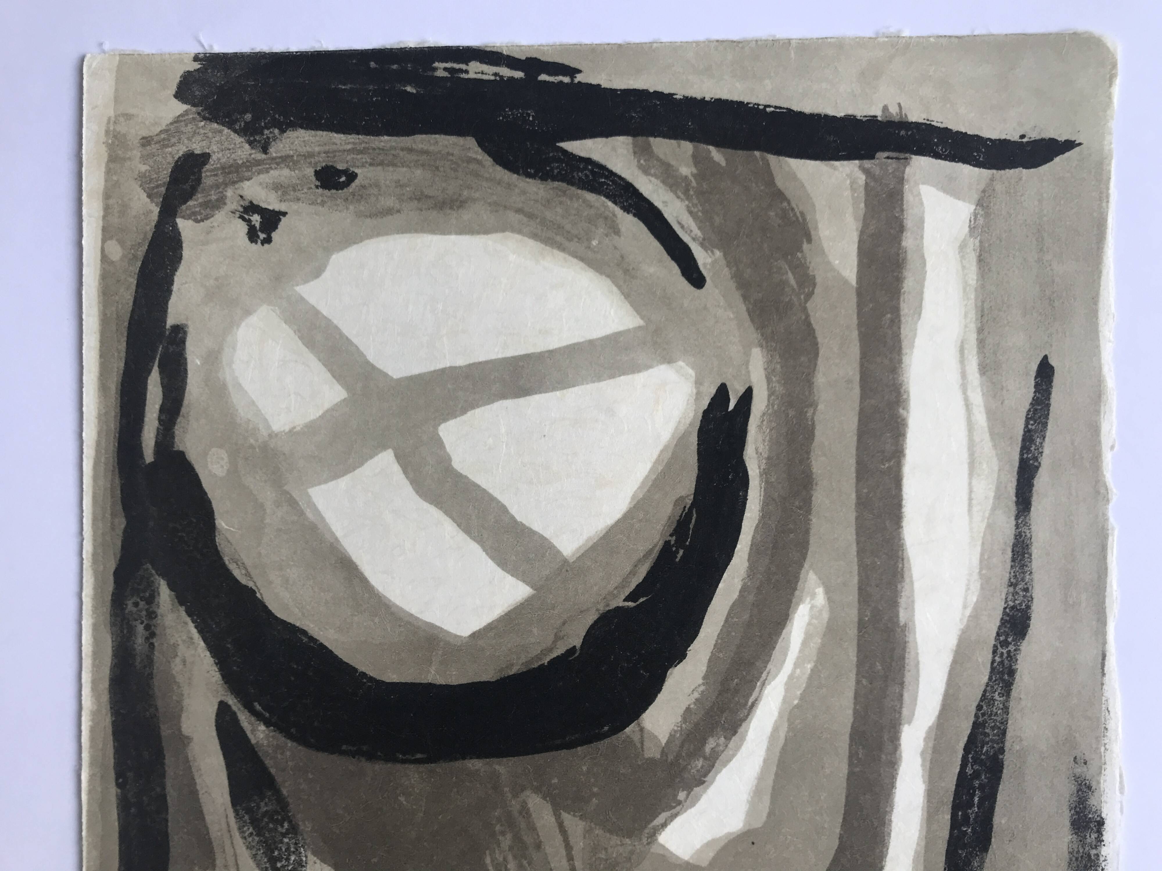 Bram VAN VELDE, Untitled, 1975. Original lithograph signed in pencil