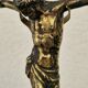 Ancient bronze Christ on a contemporary base