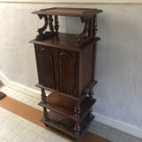 Antique wood music cabinet noble