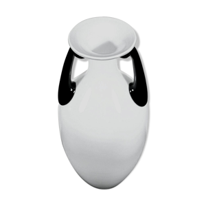 vase art déco en verre - opaline