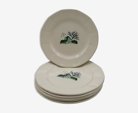 Assiettes à dessert Sarreguemines