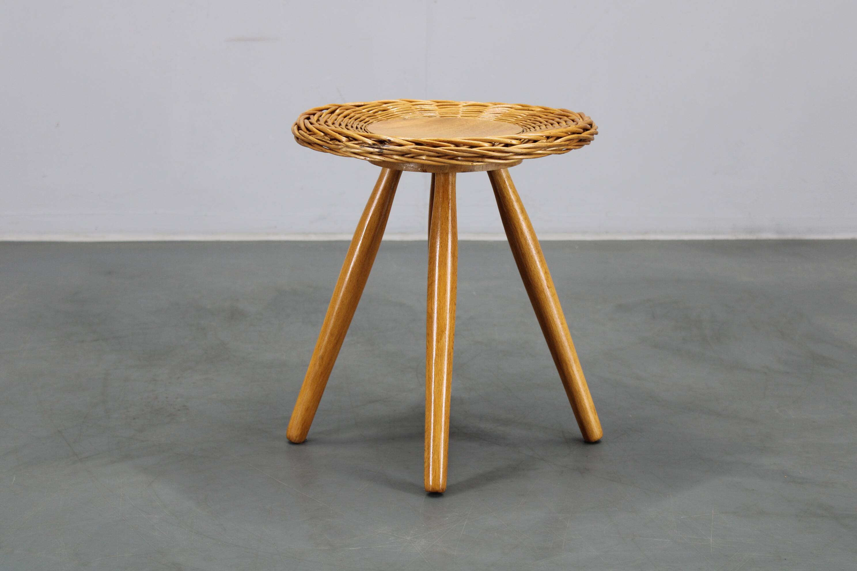 1970s Jan Kalous Wooden Stool for ULUV, Czechoslovakia