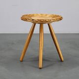 Tabouret en bois Jan Kalous des années 1970 pour ULUV, Tchécoslovaquie
