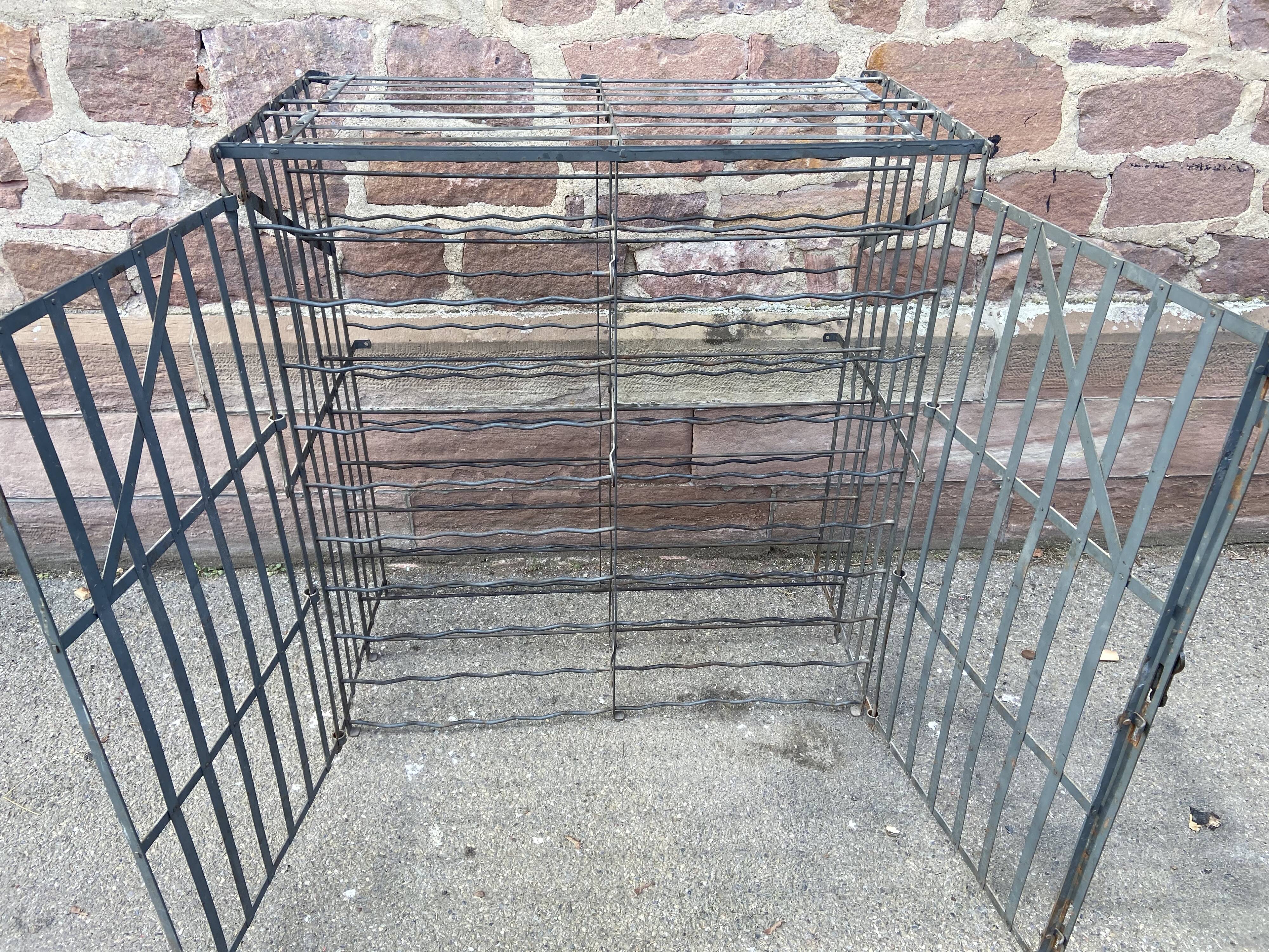 Iron wine cellar forges French wine cellar Rigidex 1950