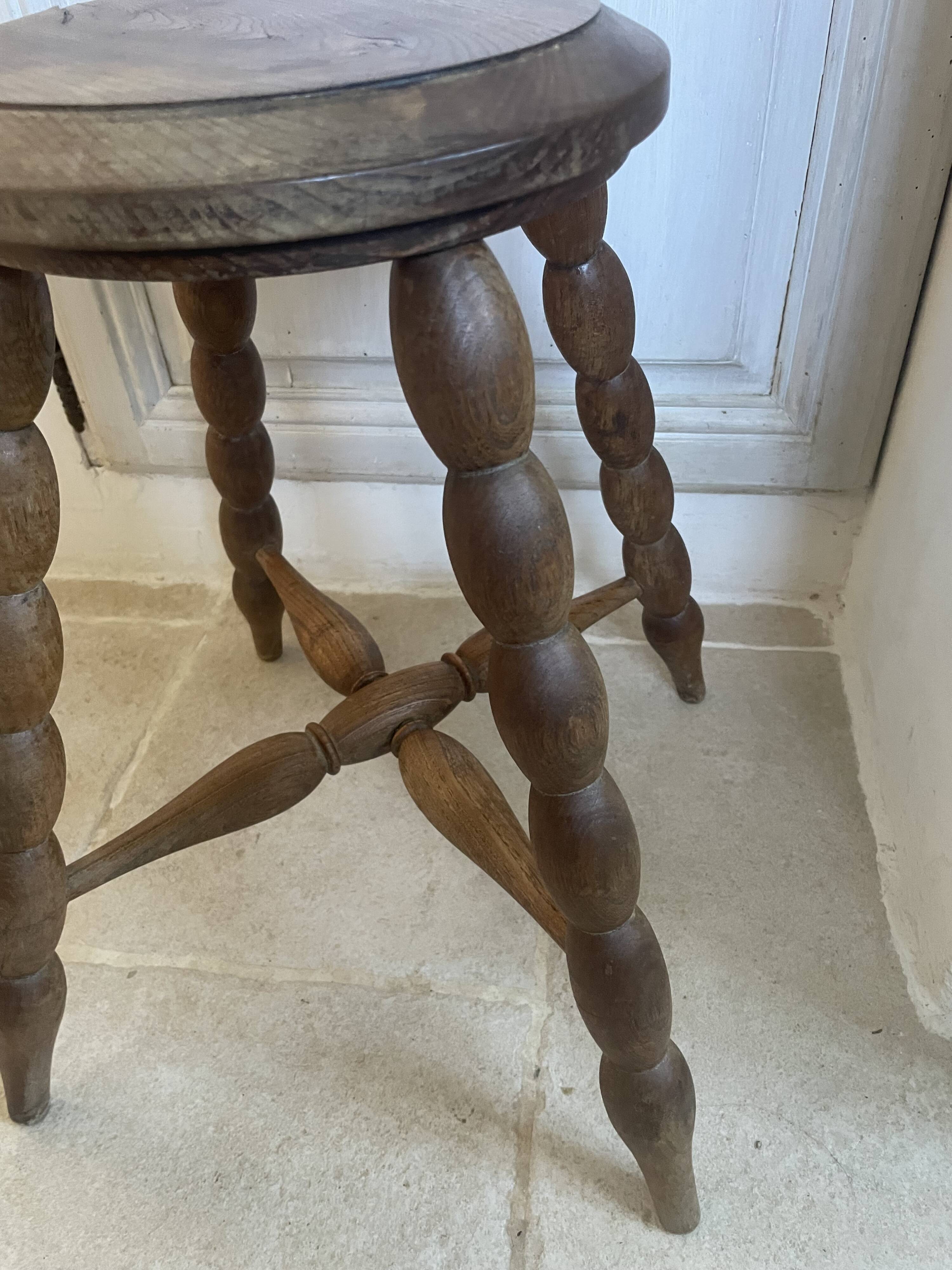Vintage wooden stool