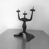 Brutalist candlestick David Palombo