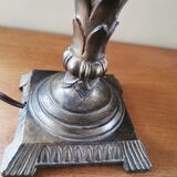 Original pineapple lamp with feathered offal