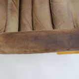 1970s Pair of Yngve Ekström "Contino" Leather Armachair,Sweden