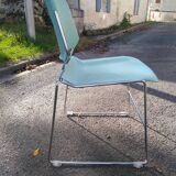 Chairs Eurosit sled design Matrix Krueger 1980